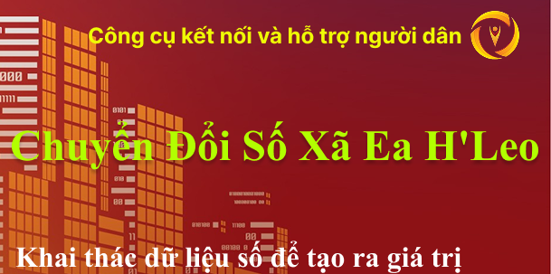 Xã Ea H’Leo đẩy mạnh truyền thông hưởng ứng Ngày Chuyển đổi số Quốc gia và Ngày Chuyển đổi số tỉnh Đắk Lắk